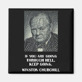 inspirierendes statistisches Zitat von Winston Chu Magnet (Vorne)