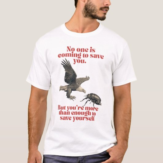 Inspirierendes T-Shirt für Männer  (Vorderseite)