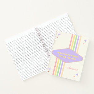 Inspirierendes Tagebuch Notizblock