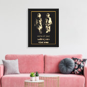 Inspirierendes Zitat auf der Zuhause Leinwanddruck (Insitu (Wohnzimmer))