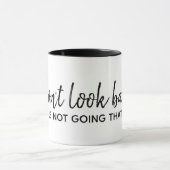 inspirierendes Zitat auf Weiß Tasse (Zentrum)