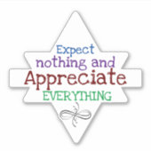 inspirierendes Zitat Aufkleber (Vorderseite)