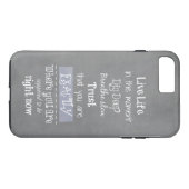 inspirierendes Zitat Case-Mate iPhone Hülle (Rückseite (Horizontal))
