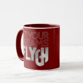 Inspirierendes Zitat Combo-Tasse Tasse (Vorderseite Links)