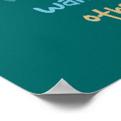 Inspirierendes Zitat der anderen Zuhause Poster (Ecke)