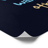 Inspirierendes Zitat der anderen Zuhause Poster (Ecke)