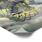 inspirierendes Zitat für Netballfans Poster (Ecke)