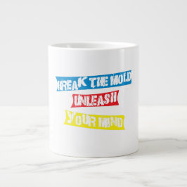 inspirierendes Zitat Jumbo-Tasse