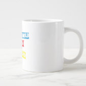 inspirierendes Zitat Jumbo-Tasse (Rechts)
