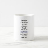inspirierendes Zitat Kaffeetasse (Mittel)
