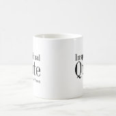 inspirierendes Zitat Kaffeetasse (Mittel)
