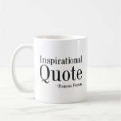inspirierendes Zitat Kaffeetasse (Links)