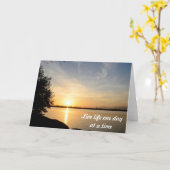 inspirierendes Zitat Karte (Gelbe Blume)