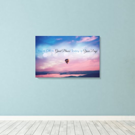 inspirierendes Zitat Leinwanddruck (Insitu (Holzboden))