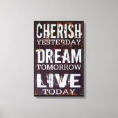 inspirierendes Zitat Leinwanddruck (Vorderseite)