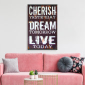 inspirierendes Zitat Leinwanddruck (Insitu (Wohnzimmer))