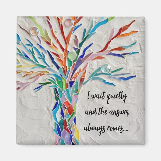 inspirierendes Zitat Magnet (Vorne)