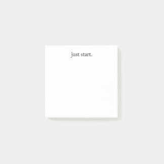 Inspirierendes Zitat Minimalist Post-it Klebezettel