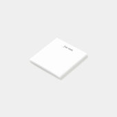 Inspirierendes Zitat Minimalist Post-it Klebezettel (angewinkelt)