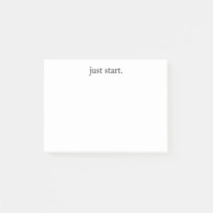 Inspirierendes Zitat Minimalist  Post-it Klebezettel