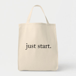 Inspirierendes Zitat Minimalist Tragetasche