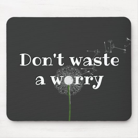 inspirierendes Zitat mit weißem Leuchter Mousepad (Vorne)