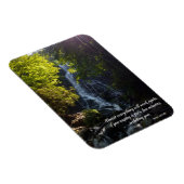 inspirierendes Zitat - Natur-Foto - Magnet (Rechte Seite)