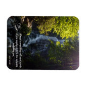inspirierendes Zitat - Natur-Foto - Magnet (Horizontal)
