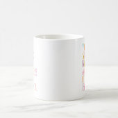 inspirierendes Zitat | Niedliche Farbtypografie Kaffeetasse (Mittel)