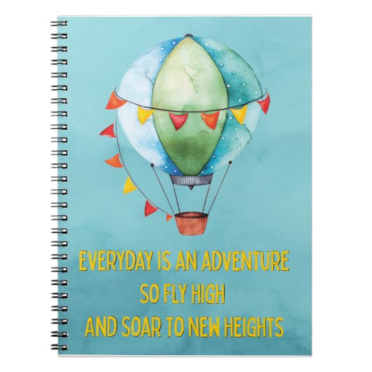 inspirierendes Zitat Notizblock (Vorderseite)