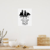 inspirierendes Zitat Poster (Küche)