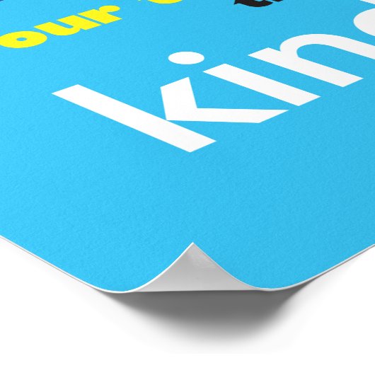 inspirierendes Zitat Poster (Ecke)