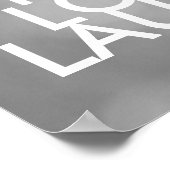 inspirierendes Zitat Poster live Traum Liebe lache (Ecke)