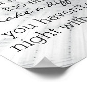 inspirierendes Zitat-Poster macht einen Unterschie Poster (Ecke)