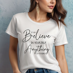 inspirierendes Zitat T-Shirt