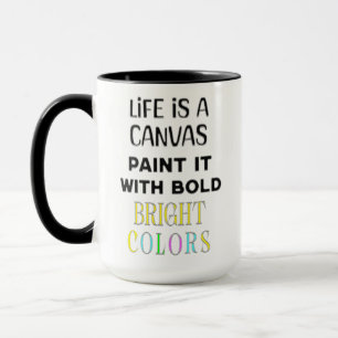 inspirierendes Zitat Tasse