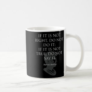 inspirierendes Zitat von Philosoph Marcus Aurelius Kaffeetasse