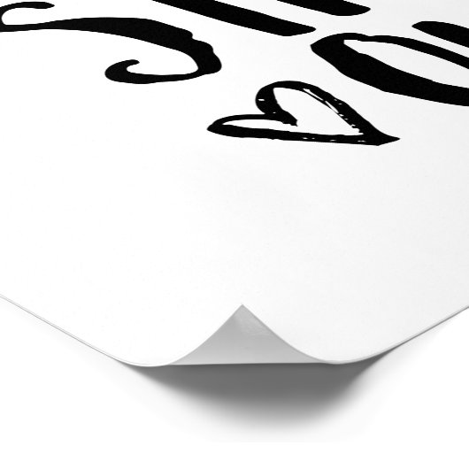 inspirierendes Zitat, warum man sich Geboren anpas Poster (Ecke)