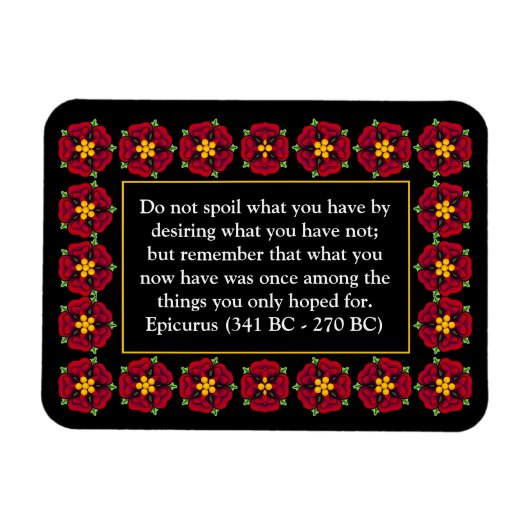 inspirierendes Zitat zum Disire Magnet (Horizontal)