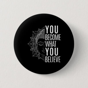 Inspirierendes Zitat zum Gesetz der Anziehung Budd Button