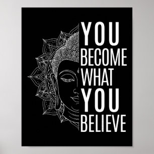 Inspirierendes Zitat zum Gesetz der Anziehung Budd Poster