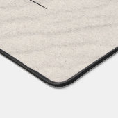 inspirierendes Zitat zum Strand Sand Schreibtischunterlage (Ecke)