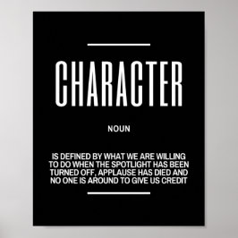 inspirierendes Zitat zum Zeichen Poster