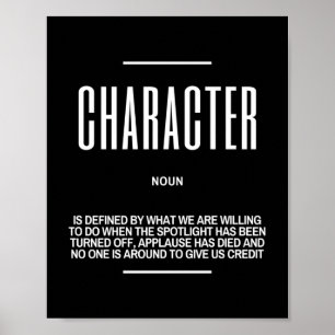 inspirierendes Zitat zum Zeichen Poster