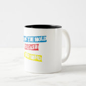 inspirierendes Zitat Zweifarbige Tasse (VorderseiteRechts)