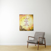 Inspirierendes Zitatdesign Wandteppich (Beispiel)