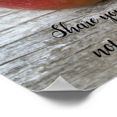 inspirierendes Zitate-Poster Poster (Ecke)