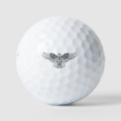 Inspiriert Adler 2 Golfball (Vorderseite)