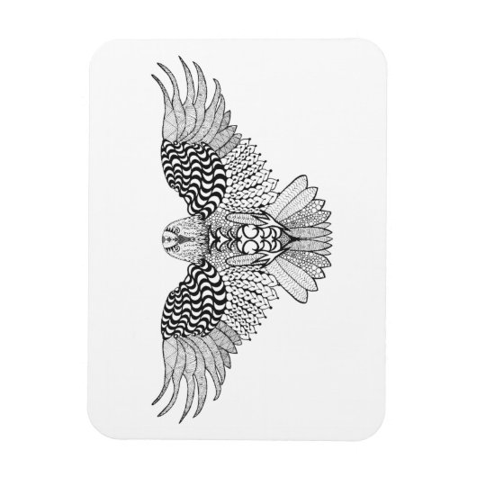 Inspiriert Adler 2 Magnet (Vertikal)