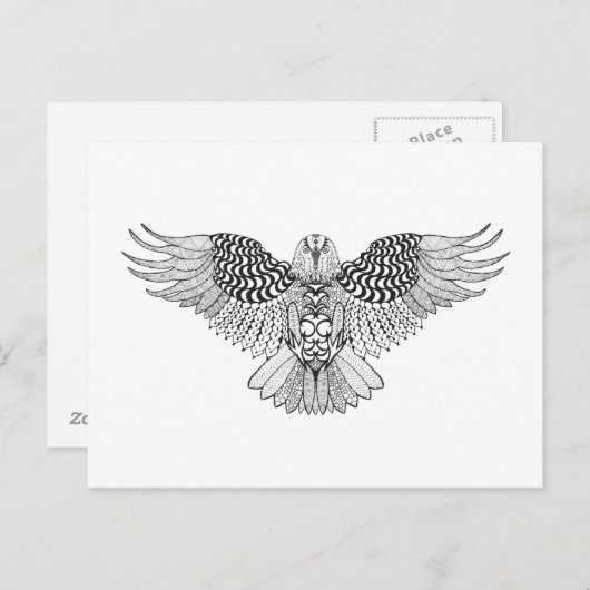 Inspiriert Adler 2 Postkarte (Vorne/Hinten)